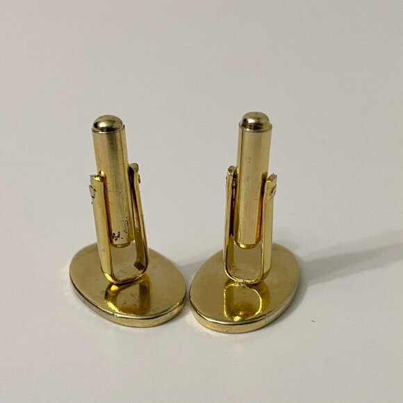 Vintage Mens Cufflinks 0.75 Inch Size Cuff Links - Picture 12 of 15